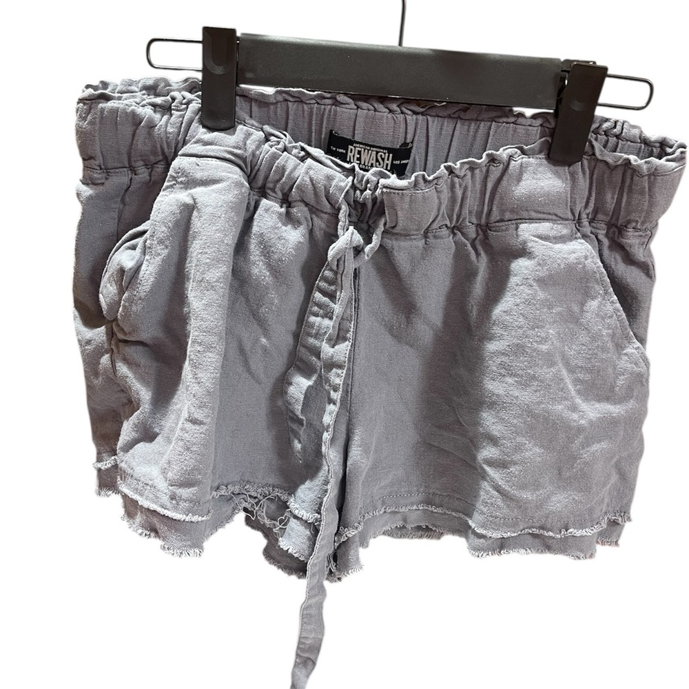 Rewash High Waist Gray Women's Shorts
